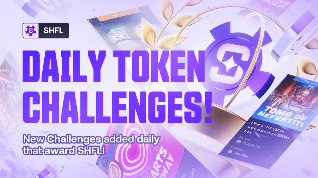 Daily SHFL Token Challenges for slots